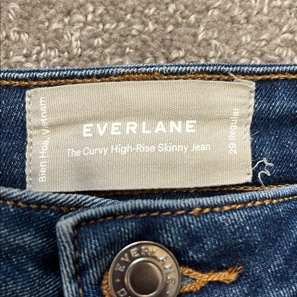 Everlane The Curvy High-Rise Skinny Jean Size 29 Regular - Picture 2 of 9